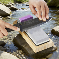 Beginner friendly knife angle guide for sharpening stones