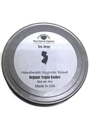 4 ounce dye-free zinc-free wick New Jersey candle packaging
