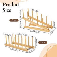 Four-piece multiplate holder suitable for plates lids and cups