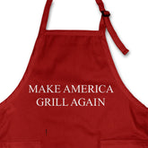 Fourth of July Apron Make America Grill Again design for backyard barbecue
