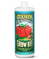 FoxFarm Grow Big Hydroponic Plant Food product label