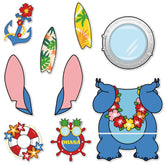 Fprl 9Pcs cruise door magnets blue set