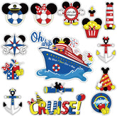 Fprl mouse magnetic stickers oval shape for cruise doors