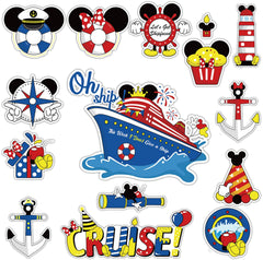 Fprl mouse magnetic stickers oval shape for cruise doors