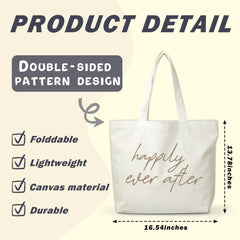 Lightweight reusable shopping bag with roomy interior