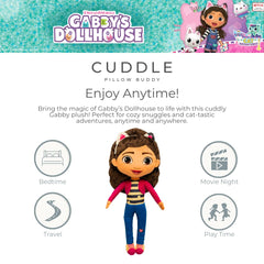 Soft polyester plush pillow with cushioned fill for kids snuggles