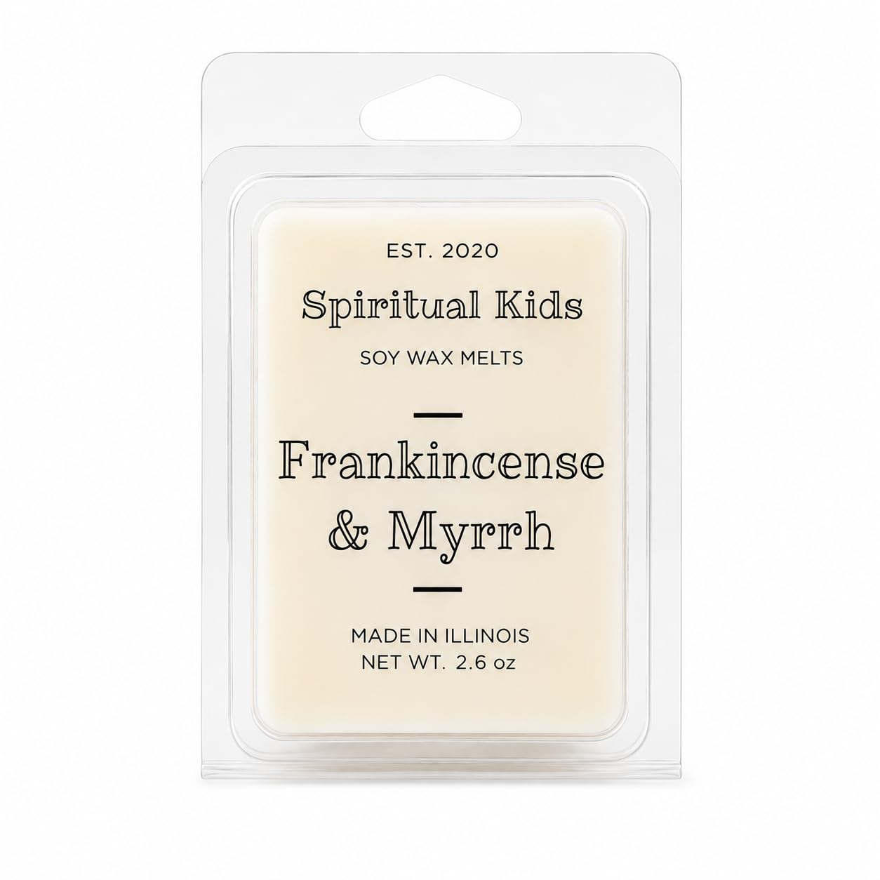 Frankincense & Myrrh soy wax melts 2.6oz 1 pack 6 cubes