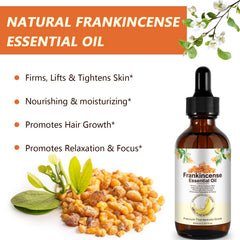Natural frankincense oil for skin care use