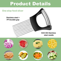 French Fry Cutter feature with onion holder overview