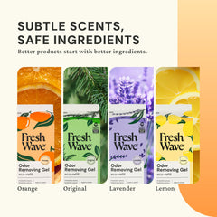 Fresh Wave Odor Eliminator Gel Refill 63 oz orange jar