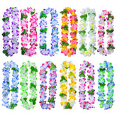 freshdear Hawaiian leis adults 12 pack on display