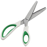 Fri4Free 9 inch pinking shears with zigzag hardened stainless steel blade