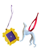Friends Christmas Ornament Set featuring Pat The Dog and Yellow Peephole Door Frame