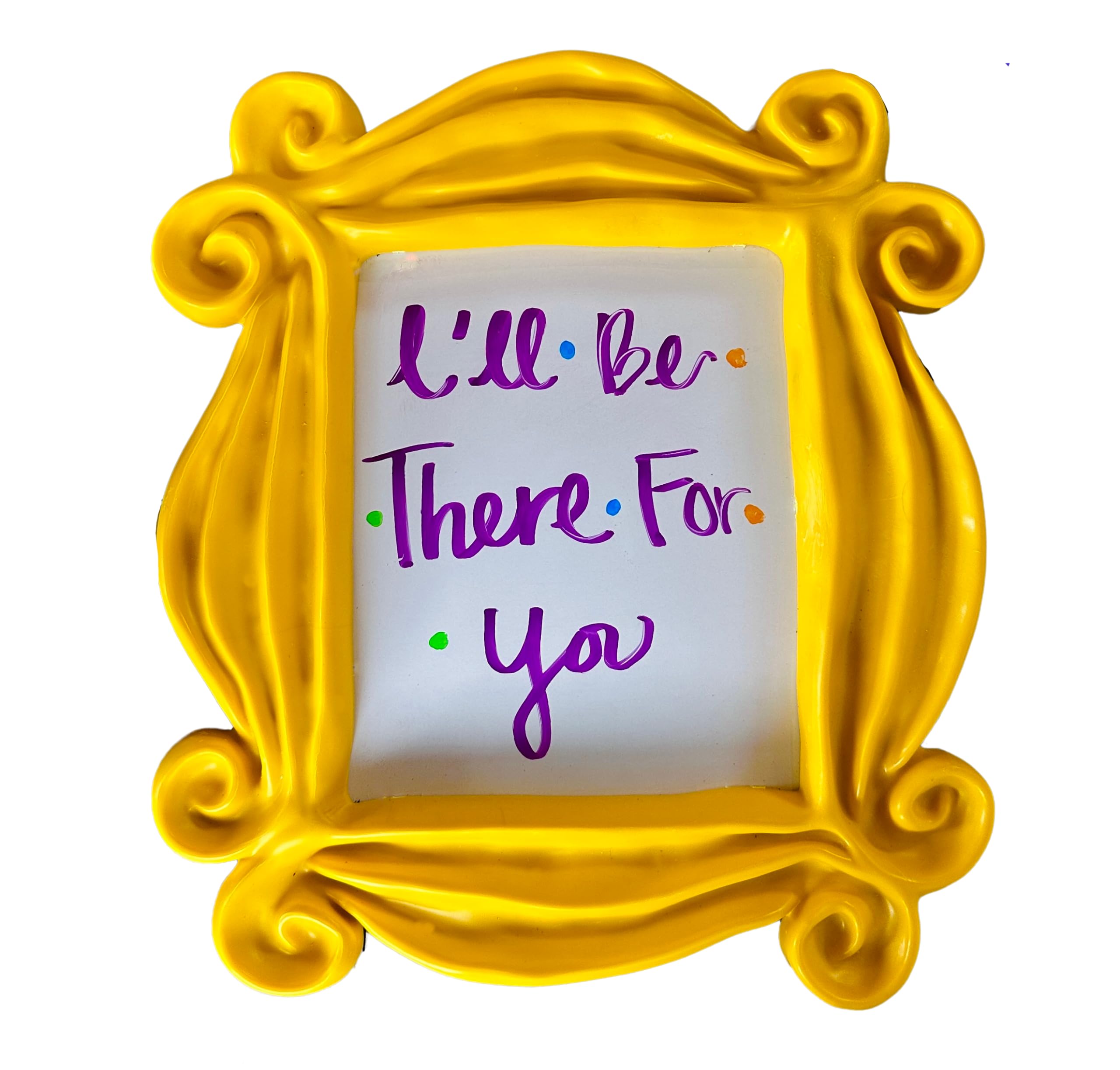 Friends Frame Whiteboard with Monica Frame design for desk decor