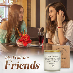 Friends themed gift candle for besties and coworkers