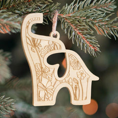 Friendship Elephant Easter Ornament with Story Card