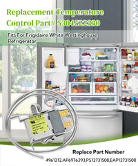 Frigidaire Westinghouse refrigerator thermostat compatible with model variants