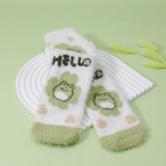 Frog pattern coaster included in gift set