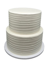 FromJennWithLove 2 Tier Fake Cake Ivory 12 inch tall display dummy