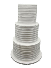 FromJennWithLove 3 Tier 18 inch White Artificial Cake display