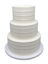 FromJennWithLove 3-tier fake cake ivory 12in height