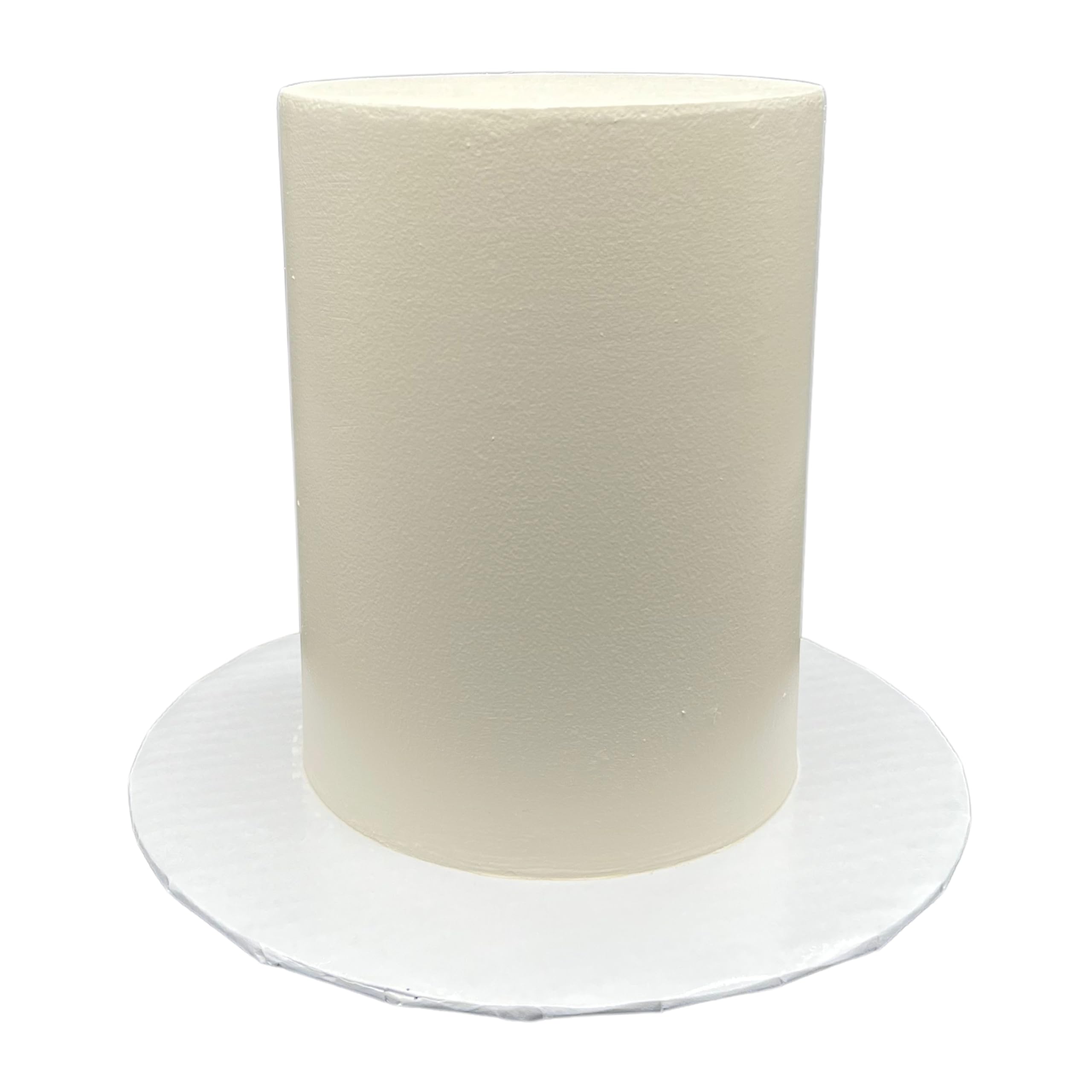 FromJennWithLove ivory 8inch tall fake cake display for weddings