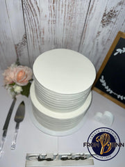 Foam cake dummy ivory wedding display for events