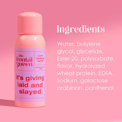 The Frontal Queen lace bond spray extra hold bottle
