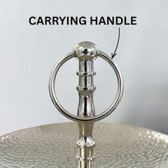 2-Tier Serving Tray for Cakes and Snacks