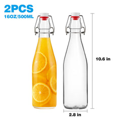 FrutPunch 2 pack swing top glass bottles side by side
