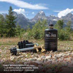 Fuel Keg refill kit compatible with 1lb propane tank