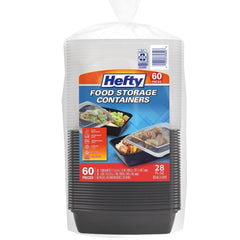 FUGOU Heftys 28 oz food storage container with lid