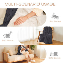 Full size coverage 72x84 suitable for bed couch or office use