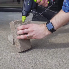 Glue gun with carrying case and 220W melting power