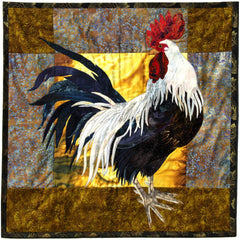 Full size applique quilt pattern and instruction sheet