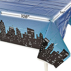 Fun Express superhero tablecloth 1 piece