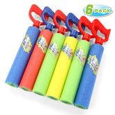 Fun-Here Water Guns Shooter 6 Pack foam water guns