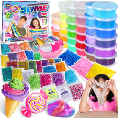 Gift box packaging for FunKidz 33 Cups Jumbo Slime Kit for Kids