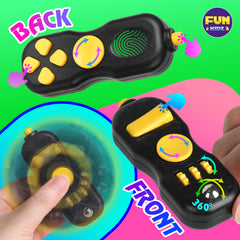 Liquid motion bubbler and fidget pad included