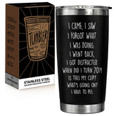 Funny 70th birthday gift 20oz stainless steel tumbler