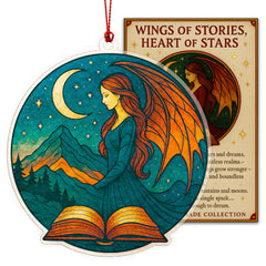 Funny Christmas book ornament 2025 decorative ornament for tree