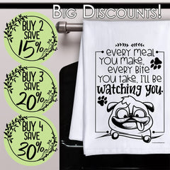 Funny Dog Kitchen Tea Towels decorative towel with sayings