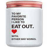 Funny Girlfriend Wife Gift 9oz lavender candle