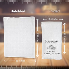 Funny Kitchen Towels decorative tea towel by Second Nature By Hand