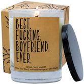 Funny scented candle for boyfriend 10 oz jar