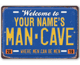 Funny Signs for Man Cave Decor metal sign