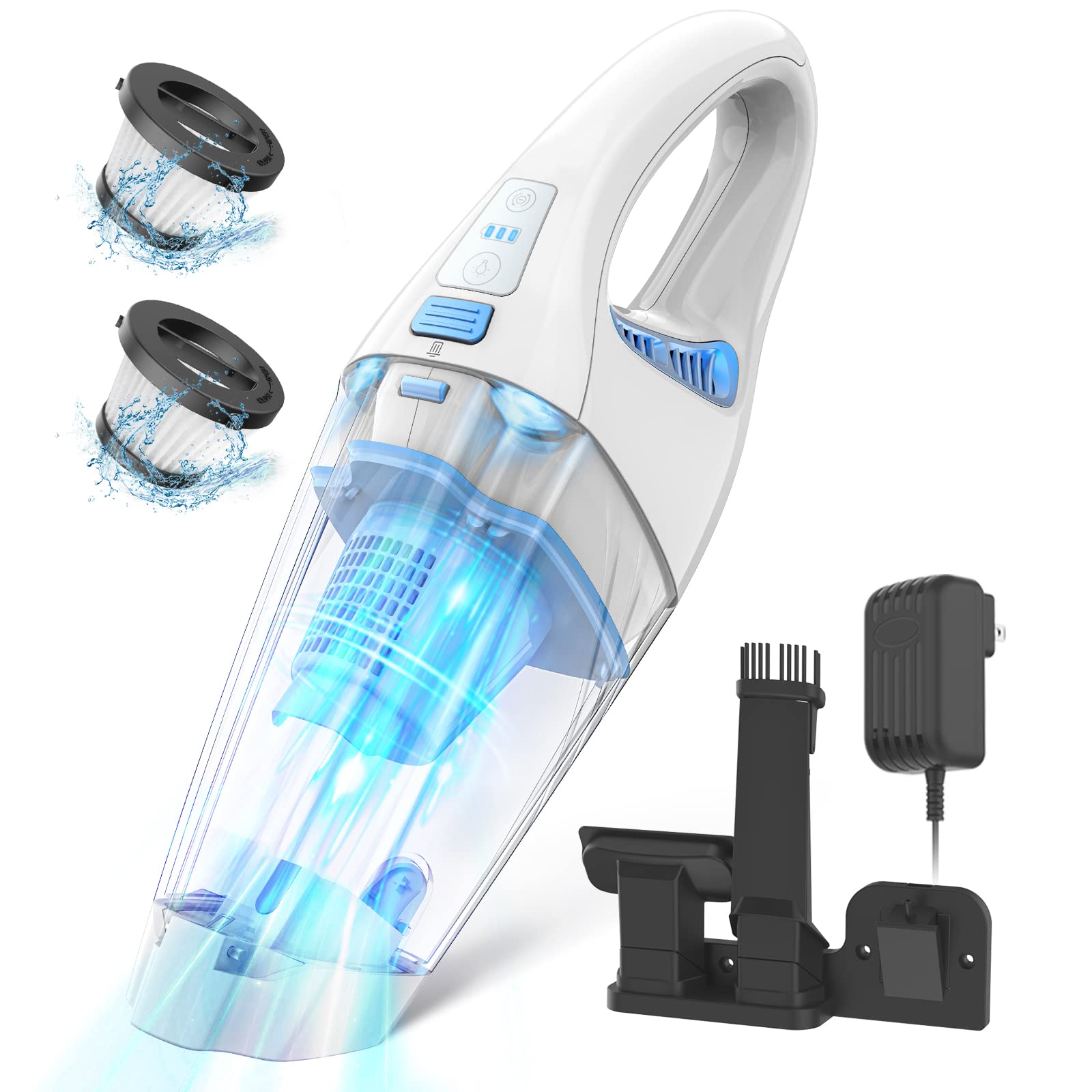 FUOAYOC handheld cordless vacuum car interior cleaning