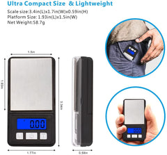 100/0.01g precision scale with tray