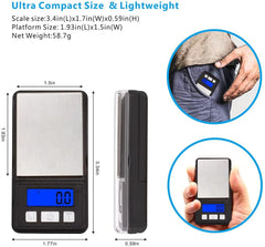 Fuzion Ultra Mini Scale with tray and LCD display
