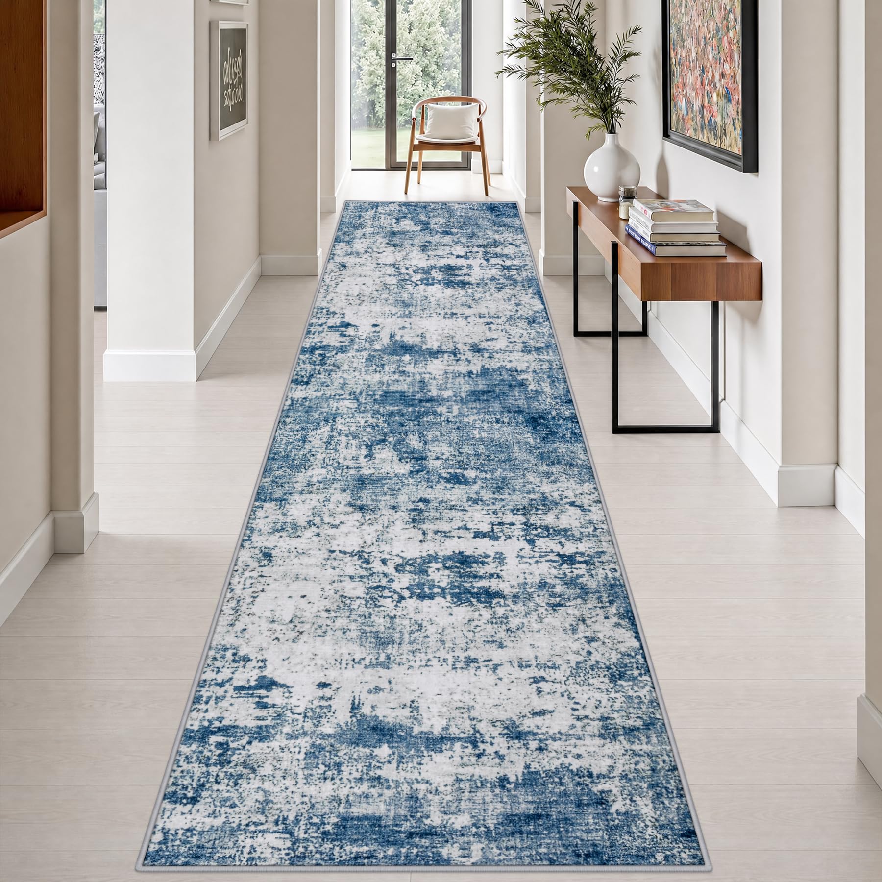 FXRHLP 3x14 washable runner rug front view